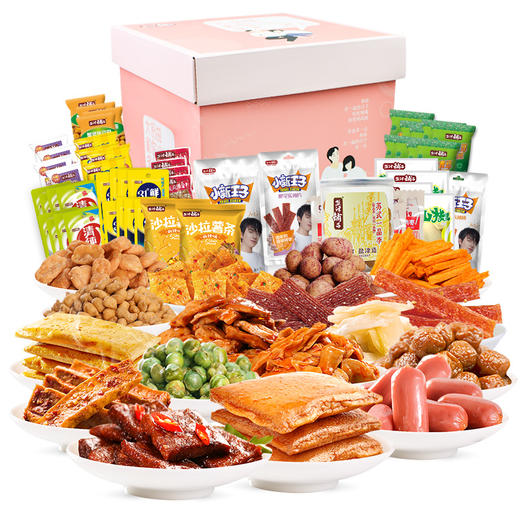 鹽津鋪子零食大禮包 1400克甜蜜禮盒，美味烘焙常相伴